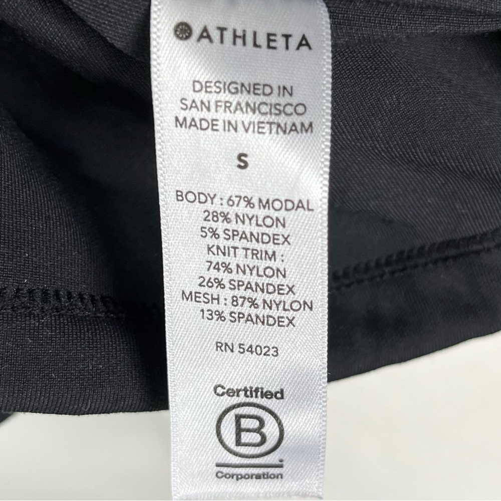 Athleta Hermosa Mock Neck Sweatshirt Size Small - Picture 4 of 9